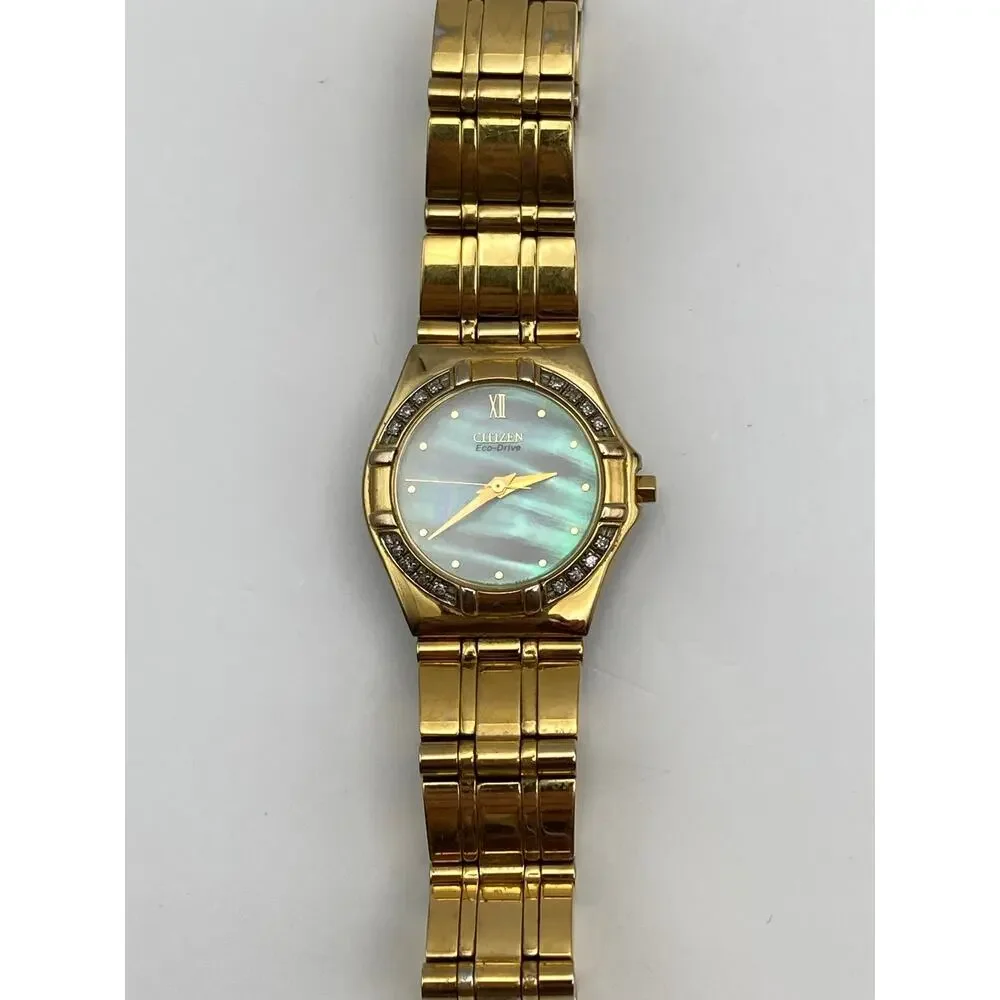 Citizen Eco-Drive MOP E030-H29751 Dress Watch 25mm - WR Wrist 5.75